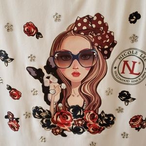💋Nicole Lee T Shirt Size Large💋